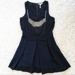 BCBG Black Cocktail Dress with Bling Accent 8